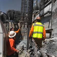 A drilled pier is a deep foundation system that uses a large diameter concrete cylinder constructed by placing fresh concrete and reinforcing steel into a drilled shaft. Bay Area Foundation Drilling Jamba Drilling