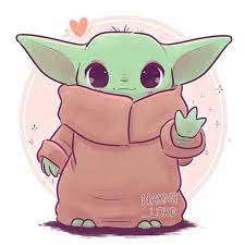 Naomi Lord Auf Instagram Could Not Resist I Had To Draw The Baby Yoda Who Else Has Been Watchi Yoda Drawing Yoda Wallpaper Cute Kawaii Drawings
