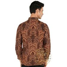 Gambar desain baju batik pria modern kekinian download now aneka baj. Jual Bambang Kaca Kemeja Batik Pria Modern Lengan Panjang Terbaru Juni 2021 Blibli