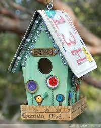 кормушка для птиц из пластиковой бутылки 5 литров фото Flea Style Birdhouse S Izobrazheniyami Skvorechnik Idei Dlya Podelok Domiki Dlya Ptic