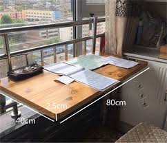 Anybody's guest (4.74) worst sleepover ever. Hanging Coffee Table Balcony Bar Side Table Solid Wood Folding Table Balcony Adjustable Deck For Areas And Balconies Patio Railing Dining Table Garden Patio Furniture 80 40cm Buy Online In Japan At
