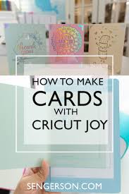 Here are several super easy cricut card projects you can make: How To Use Cricut Joy Insert Cards To Make Cards With Pictures