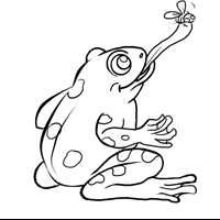 Frog coloring is often green fading to light brown or beige colors. Free Frog Coloring Pages To Print Out And Color