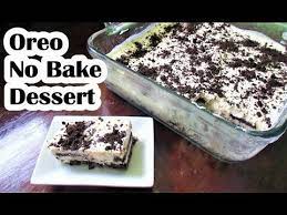 Oreo Tiramisu No Bake Youtube Oreo Dessert Recipes Desserts Baking