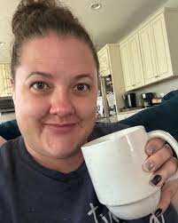 Hey! It's me! Messy mom bun, coffee in hand, and fingernails painted by my  9-year-old. Shopping those Black Friday specials 🤪 For anyone avoiding the  massive influx to your email inbox today,