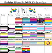 Pride month is so important because it marks the start of huge change within the lgbt+ community, as well as the wider societal implications. Pride Month Calendar
