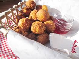 If you ask me, hush puppies are the best part of seafood restaurants. Hush Puppies With Hot Pepper Jelly Dipping Sauce Farm To Jar Food