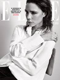 Black And White Elle Magazine Cover Victoria Beckham On Elle Uk May 2017 Cover Victoria Fashion Victoria Beckham Style Victoria Beckham