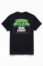 Bud Light Area 51 Label T Shirt Pacsun