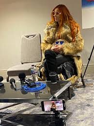 Becky Lynch's look while doing the media rounds on the UK tour :  r SquaredCircle
