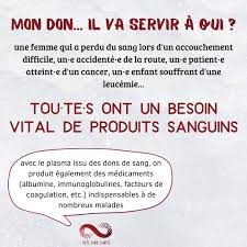 Un don du sang se déroule en quatre phases : Defi Sang Limite Home Facebook