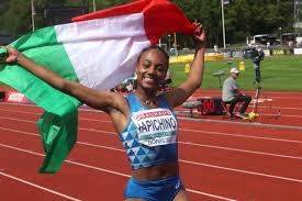 Born 18 july 2002) is an italian female long jumper who won gold medal at the 2019 european athletics u20 championships. Larissa Iapichino Volto Della Ss21 Redvalentino Wondernet Magazine