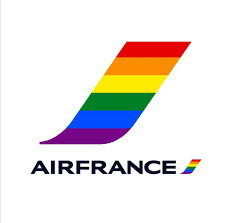 Marche Des Fiertes Avec Air France Avec Personn Ailes Pour Le Respect De La Diversitee Logo Rainbow Air France France Publicites Vintage