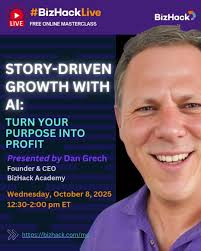 “AI is powerful. But your story is what makes it profitable.”