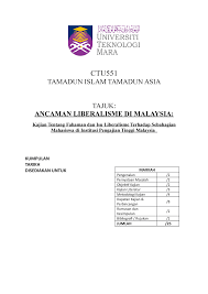 We did not find results for: Ctu Kajian Lapangan Ctu Tamadun Islam Tamadun Asia Tajuk Ancaman Liberalisme Di Studocu