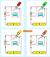 How To Use Led Circuit In Basic Ways Eleccircuit Com Electronics Basics Basic Electronic Circuits Electronics Projects Diy