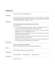 Training Development Assistant Cv Ctgoodjobs Powered By Career Times