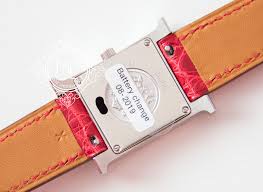Items 1 to 24 of 51 total. Hermes Diamond H Hour Heure Watch Braise Ferrari Red Crocodile Strap Maison De Luxe