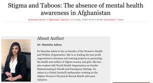 Ashna is a global goodwill ambassador working on the afghan women's physical & mental health advocacy. Manizha Ashna Research Associate University Of Ottawa Linkedin