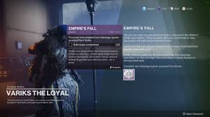All you need to do is break the 6 pipes on. Empire S Fall Quest Destiny 2 Shacknews