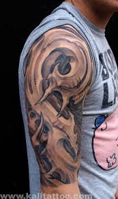 Black And Gray Bio Organic Tattoo Sleeve Google Search Bio Organic Tattoo Organic Tattoo Biomechanical Tattoo