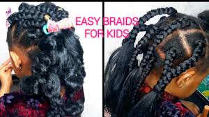 These are 10 cute braids for kids including tutorials, pictures, types of hair to use, and how to care for kids braids when they are done! Quick And Easy Jumbo Box Braids For Kids Youtube