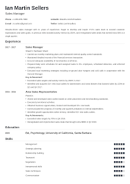 sales manager resume sample: 25+