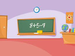 You are now allowed to have classroom on your google chrome tip: Cartoon Classroom Background Illustration For A Math Game By Viktor Kozmajer Kozi Design On Dribbble