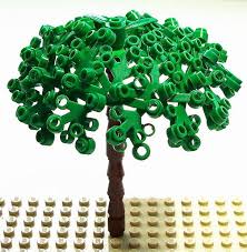 Mosaicbricks Leaf Weaving Lego Tree Lego Design Cool Lego