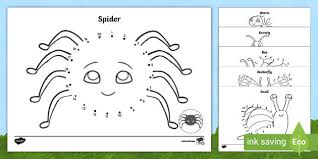 We've started to create more themed holiday and seasonal connect the dot pages and we'll continue to add links below to these sections as we create them. Minibeasts Dot To Dot Colouring Pages Primary Resources