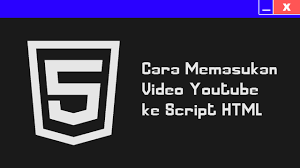 Banyak sejumlah bahasa program yang ada pada aplikasi ini. Cara Memasukkan Video Youtube Ke Script Html Inwepo