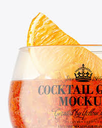 Download Red Cocktail Glass Mockup In Cup Bowl Mockups On Yellow Images Object Mockups PSD Mockup Templates