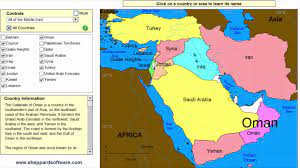 Learn the countries of asia! Learn The Countries Of The Middle East Geography Map Game Sheppard Software Youtube