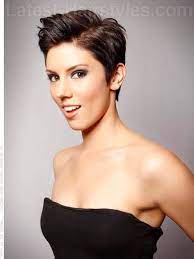 Short Pixie Haircut With A Side Part Short Hair Styles Womens Hairstyles Short Hairstyles For Women