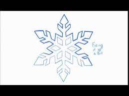 Here is the famous snowflake from disney's frozen movie. How To Draw A Snowflake 2 Of 2 Youtube