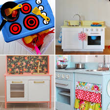 Play kitchen designed for kid's room. 20 Coolest Diy Play Kitchen Tutorials It S Always Autumn
