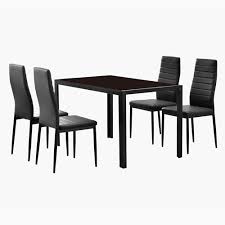 Save on home decor, furniture, kitchen and more at belk®. Dining Sets 5 Piece Dining Table Set 4 Chairs Glass Metal Kitchen Room Breakfast Furniture Furniture