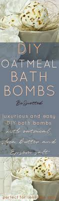 Smells heavenly and would make the perfect handmade gift. Oatmeal Bath Bombs Recipe Luxurious And Easy Diy Bath Bombs