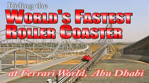 Ferrari world gentlemen (and ladies), start your engines! Riding The World S Fastest Rollercoaster At Ferrari World In Abu Dhabi Youtube