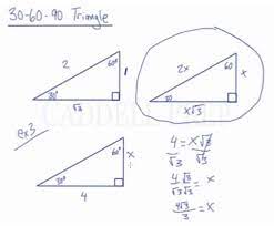 They are special because of special relationships among the triangle legs that allow one to easily arrive at the length of the sides with exact answers instead of decimal approximations when using trig functions. Learn About The 30 60 90 Triangle Caddell Prep Online