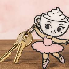🗝️ ballerina cappuccina keychain, Italian Brainrot・ 3MF File for 3D  printing・Cults