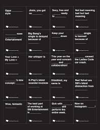 Best Black Cards Against Humanity K Pop Cards Against Humanity K Soul Magazine Cards Against Humanity Kpop Cards Against Humanity Game