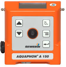 Locate plastic and non metallic water pipes using the sewerin combiphon and acoustic listening device aquaphon a200. Aquaphon A150