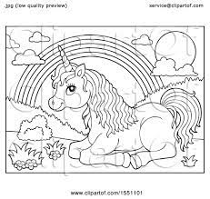 Black and white tattoo image. Rainbow Unicorn Clipart Black And White Novocom Top