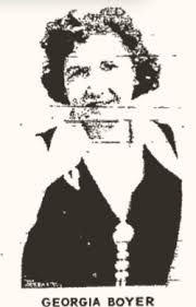 Georgia Irene Quickle Boyer (1912-1975)