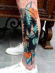 50 Amazing Calf Tattoos Cuded Calf Tattoo Tattoo Designs Men Color Tattoo For Men