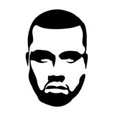 Kanye West Stencil Kanye West Painting Rapper Art Kanye
