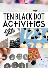 10 Ten Black Dot Book Inspired Activities For Kids Black Dots 10 Things Dots