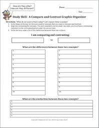 New Freebie A Compare And Contrast Graphic Organizer Graphic Organizers Study Skills Compare And Contrast