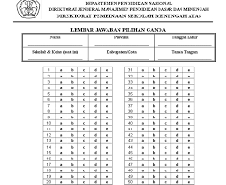 Lembar Jawaban Pilihan Ganda 50 Soal Python